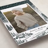 "Snowy Night" - Holiday Cards in Midnight by Jenna Holcomb - Detail