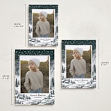 "Snowy Night" - Holiday Cards in Midnight by Jenna Holcomb - Formats Available