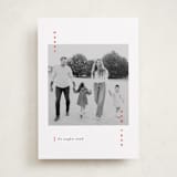 "Merry Holidays" - Holiday Cards in Poinsettia by Erica Krystek - Front