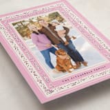 "Modern Tapestry" - Holiday Cards in Rose by Gwen Bedat - Detail