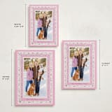 "Modern Tapestry" - Holiday Cards in Rose by Gwen Bedat - Formats Available