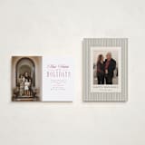 "New Home Holiday" - Holiday Cards in Cherry by Hannah Williams - Photo Orientation Options