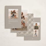 "Film Collage" - Holiday Cards in Snow by Robert and Stella - Back of Card Options