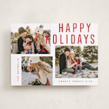 "Telluride" - Holiday Cards in Candy Cane by Kristie Kern - Front