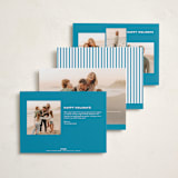 "Telluride" - Holiday Cards in Wintermint by Kristie Kern - Back of Card Options