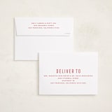 "Telluride" - Holiday Cards in Candy Cane by Kristie Kern - FREE Recipient Addressing