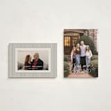 "Abode" - Holiday Cards in Snow by Blustery August - Photo Orientation Options