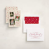 "Laughing All the Way" - Holiday Cards in Rudolph’s Nose by Erin German - Assembled