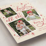 "Laughing All the Way" - Holiday Cards in Rudolph’s Nose by Erin German - Detail