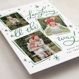 "Laughing All the Way" - Holiday Cards in Elf Shoes by Erin German - Detail