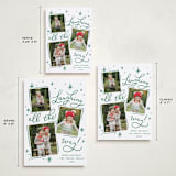 "Laughing All the Way" - Holiday Cards in Elf Shoes by Erin German - Formats Available