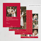 "Classic holiday" - Holiday Cards in Snowfall by Susan Asbill - Back of Card Options