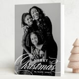 "Classic holiday" - Holiday Cards in Snowfall by Susan Asbill - Folded Card