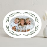 "Bright Greenery" - Holiday Cards in Sage by Kelly Nasuta - Front