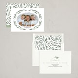 "Bright Greenery" - Holiday Cards in Sage by Kelly Nasuta - Assembled