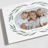 "Bright Greenery" - Holiday Cards in Sage by Kelly Nasuta - Detail