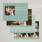 "Casual" - Holiday Cards in Frost by Everett Paper Goods - Back of Card