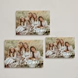 "Casual" - Holiday Cards in Frost by Everett Paper Goods - Formats Available