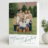 "Christmas Together" - Holiday Cards in Evergreen by Kimberly FitzSimons - Folded Card