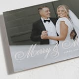 "Merry & Married" - Holiday Cards in Buttercream by Vanessa Doyle - Detail