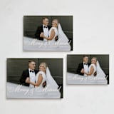 "Merry & Married" - Holiday Cards in Buttercream by Vanessa Doyle - Formats Available