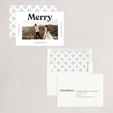 "Merry Color Overlay" - Holiday Cards in Snowflake by Chryssi Tsoupanarias - Assembled