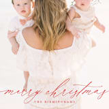 "Christmas Letter" - Holiday Cards in Candy Cane by Wildfield Paper Co - Detail