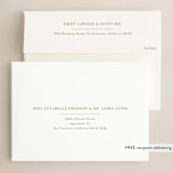 "Line" - Holiday Cards in Caramel by Carolyn MacLaren - FREE Recipient Addressing