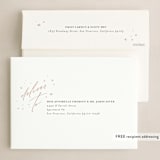 "Winter Greetings" - Holiday Cards in Snow by Shirley Lin Schneider - FREE Recipient Addressing