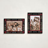 "Sparkly Bows" - Holiday Cards in Festive by Makewells - Photo Orientation Options