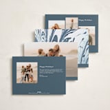 "Family Traditions" - Holiday Cards in Bluebird by Erin Hodges - Back of Card Options