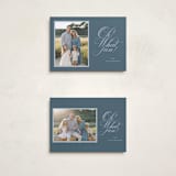 "Family Traditions" - Holiday Cards in Bluebird by Erin Hodges - Photo Orientation Options