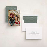 "Winter Greetings" - Holiday Cards in Snow by Ashley Iwafuchi - Assembled