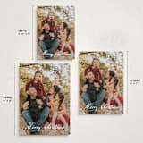 "Winter Greetings" - Holiday Cards in Snow by Ashley Iwafuchi - Formats Available