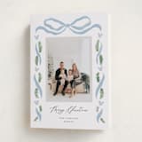 "Disney's Mickey Bough Border" - Holiday Cards in Iceberg by Pixel and Hank - Folded Card