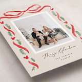 "Disney's Mickey Bough Border" - Holiday Cards in Wreath by Pixel and Hank - Detail
