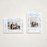 "Disney's Mickey Bough Border" - Holiday Cards in Iceberg by Pixel and Hank - Photo Orientation Options