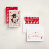 "Disney's Mickey n' Friends Warm Wishes" - Holiday Cards in Santa Suit by Creo Study - Assembled