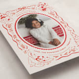 "Disney's Mickey n' Friends Warm Wishes" - Holiday Cards in Santa Suit by Creo Study - Detail
