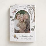 "Disney's Winnie the Pooh Winter Adventures" - Holiday Cards in Snow by Jenna Holcomb - Folded Card