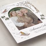 "Disney's Winnie the Pooh Winter Adventures" - Holiday Cards in Snow by Jenna Holcomb - Detail