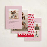 "Disney's Joyful Mickey" - Holiday Cards in Rose by Hudson meet Rose - Back of Card Options
