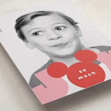 "disney holiday joy" - Holiday Cards in Cranberry by Lori Wemple - Detail