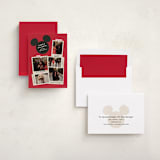 "Disney Mickey Instantaneous" - Holiday Cards in Candy Apple by Kamala Nahas - Assembled
