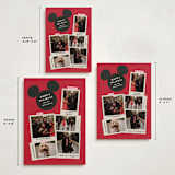 "Disney Mickey Instantaneous" - Holiday Cards in Candy Apple by Kamala Nahas - Formats Available