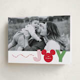 "Joyful Mickey" - Holiday Cards in Gumdrop by Ashlee Townsend - Folded Card