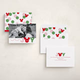 "Joyful Mickey" - Holiday Cards in Gumdrop by Ashlee Townsend - Assembled