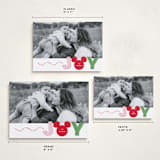 "Joyful Mickey" - Holiday Cards in Gumdrop by Ashlee Townsend - Formats Available
