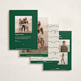 "Disney's Mickey Glowing Lights" - Holiday Cards in Gumdrop by Sarah Hawkins Designs - Back of Card Options