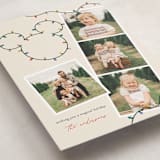 "Disney's Mickey Glowing Lights" - Holiday Cards in Gumdrop by Sarah Hawkins Designs - Detail